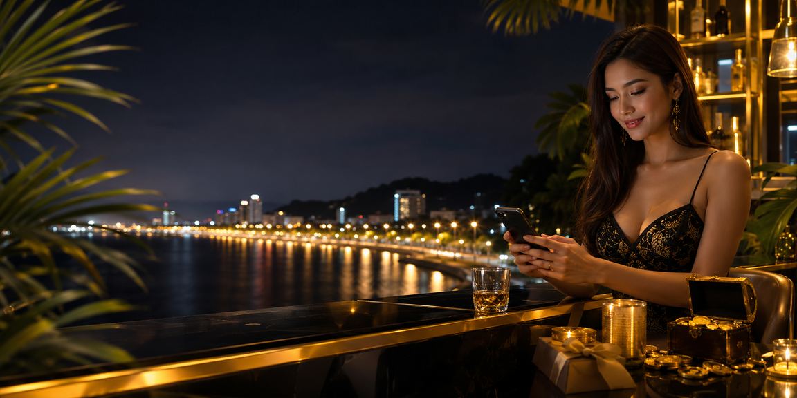 Pemain di Kuantan menggunakan telefon pintar untuk main slot dalam talian ek9
