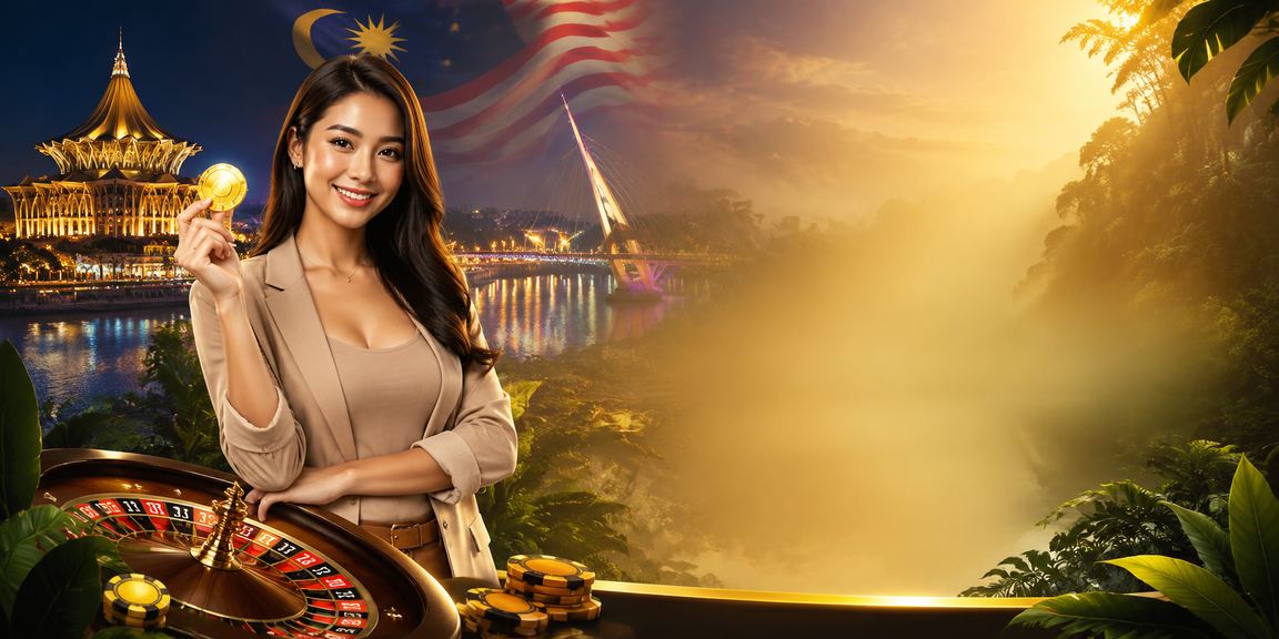 Meja roulette berputar dengan suasana kasino di Kuching
